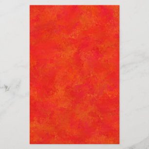 Rotes Oranges abstraktes Muster Briefpapier