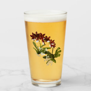 Rotes Orchid-Glas Glas