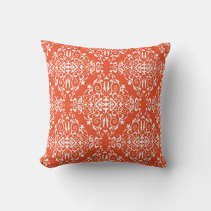 Rotes Ornamentmuster nahtlos Muster Kissen