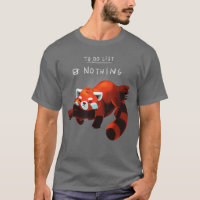 Rotes Panda niedliches faules Tier 1