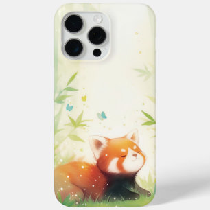 Rotes Panda-Schutzgebiet Case-Mate iPhone Hülle