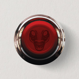 Rotes Panik-Knopf-Abzeichen Button