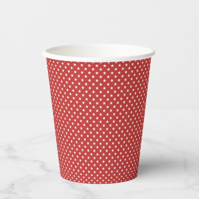 Rotes Party-Cup vom 4. Juli Pappbecher (Vorderseite)