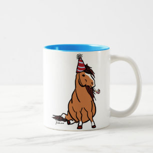 Rotes Party Zweifarbige Tasse