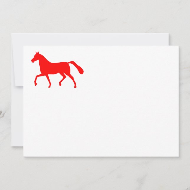Rotes Pferd (Vorderseite)