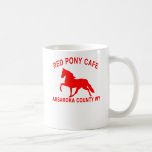 ROTES PONY-CAFÉ TASSE