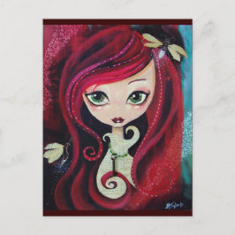 "Rotes Portrait" Postkarte