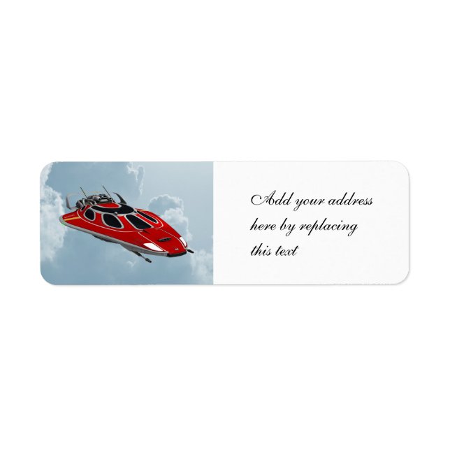 Rotes Raumschiff (Vorne)