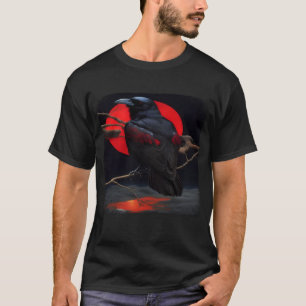 ROTES RAVEN-Shirt T-Shirt
