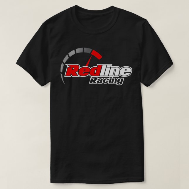Rotes Rennradöl T-Shirt (Design vorne)