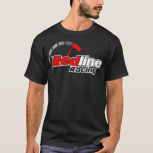 Rotes Rennradöl T-Shirt