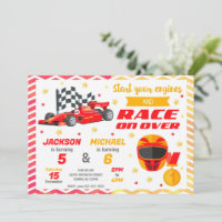 Rotes Rennwagen-Jubiläum | Retro-Formel-1-Auto
