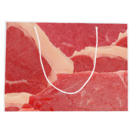 Rotes Rindenmuster Große Geschenktüte