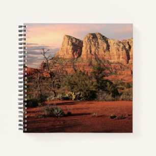 Rotes Rock Country Notizbuch