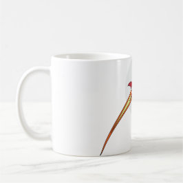 Rotes Rocketship Kaffeetasse