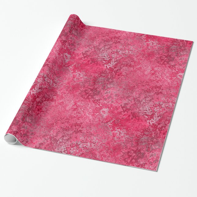 Rotes rosa einwickelngeschenk-Papier Geschenkpapier (Ungerollt)