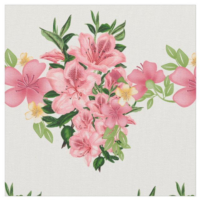 Rotes, rosa, florales, nahtloses Muster Stoff (Nahaufnahme)
