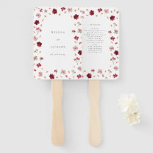 Rotes Rosa und Creme, blumengeschmücktes Hochzeits