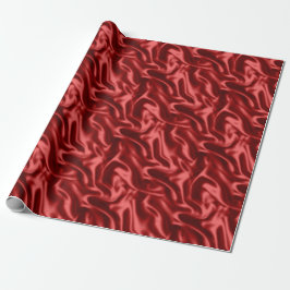Rotes Satin-Papier Geschenkpapier