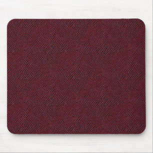 Rotes Schlangen-Haut-Leder Mousepad