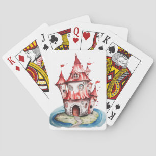 Rotes Schloss Spielkarten