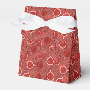 Rotes, schönes Fruchtmuster Geschenkschachtel