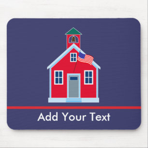 Rotes Schulhaus Mousepad