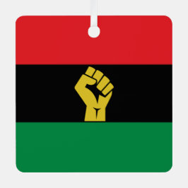 Rotes Schwarz + Grüne Ornamente