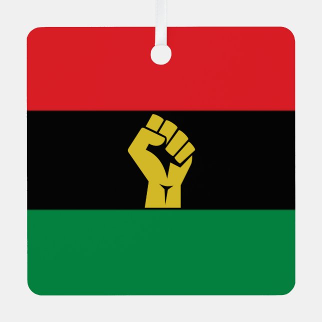 Rotes Schwarz + Grüne Ornamente (Vorderseite)