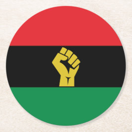 Rotes Schwarz + Grüner Untersetzer