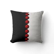 Rotes Schwarz-weißes und graues abstraktes