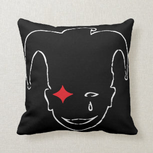 Rotes, schwarzes und weißes MTJ Kissen