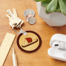 Rotes Segel - Kreuzfahrtschiff II Schlüsselanhänger