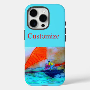 Rotes Segelschoner iPhone Case