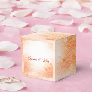 Rotes Seigaiha – Japanische Hochzeitskollektion Geschenkschachtel