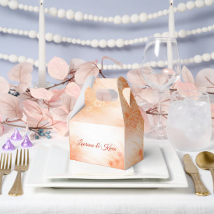 Rotes Seigaiha – Japanische Hochzeitskollektion Geschenkschachtel