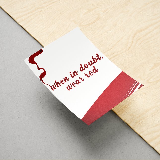 Rotes Selbstvertrauen Nagelstudio Kunst Poster (Von Creator hochgeladen)
