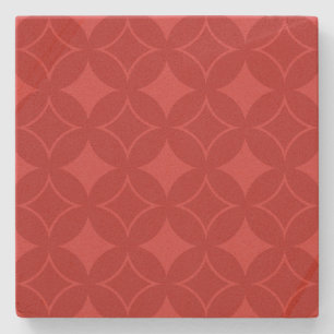 Rotes Shippomuster Steinuntersetzer