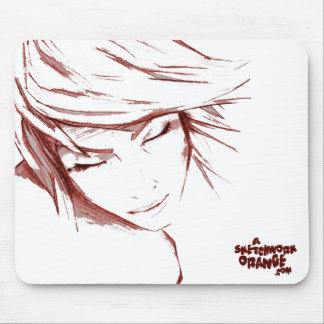 Rotes Sketchwork Mousepad