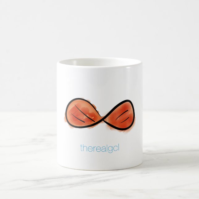 Rotes Snazzy Bowtie (therealgcl Ausgabe) Kaffeetasse (Mittel)