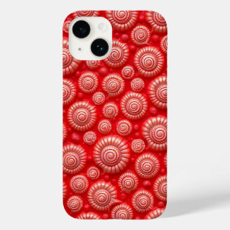 Rotes Spiralmuster iPhone-Hülle mit kühnen Design Case-Mate iPhone 14 Hülle