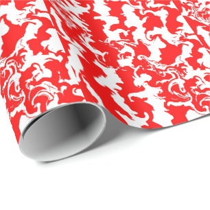 Rotes Spray Geschenkpapier