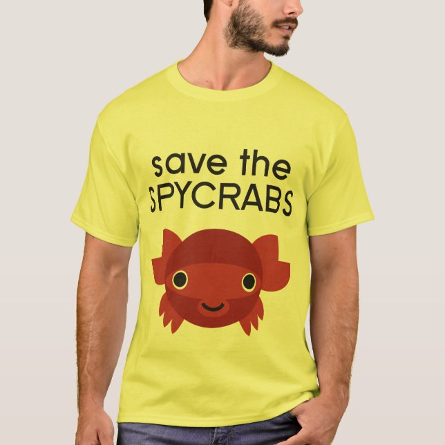 ROTES Spycrab T-Shirt (Vorderseite)