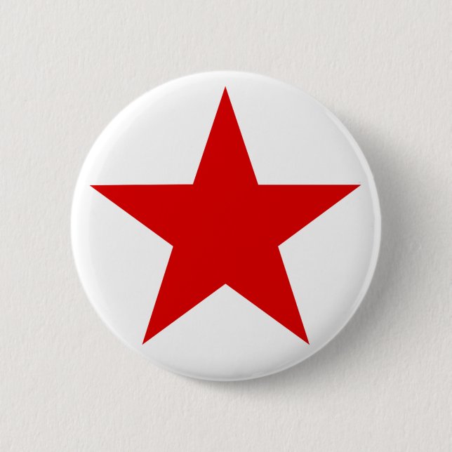 Rotes Stern ★ Button (Vorderseite)