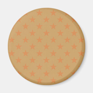 Rotes Sternenmuster Magnet
