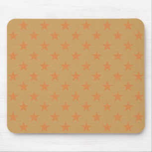 Rotes Sternenmuster Mousepad