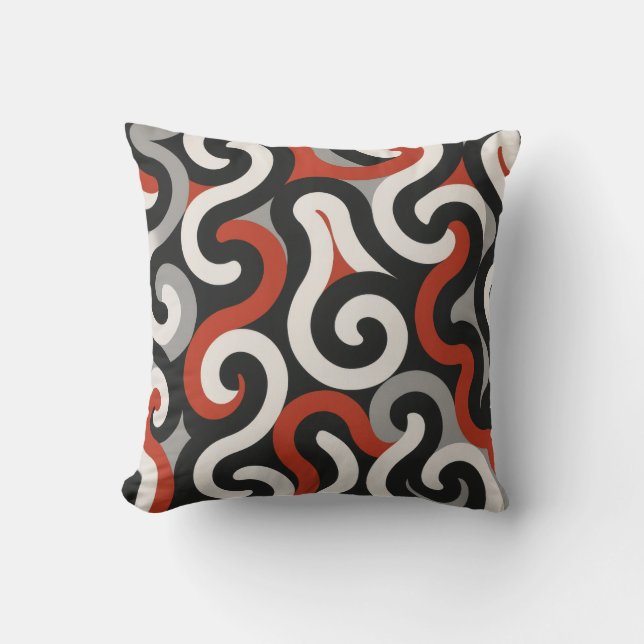 Rotes Team Kissen (Vorderseite)