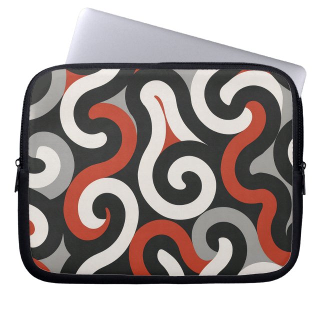 Rotes Team Laptopschutzhülle (Vorderseite)