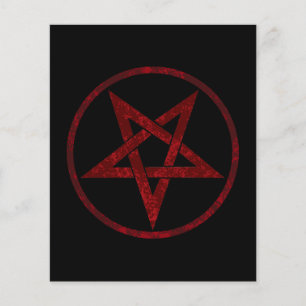 Rotes Teufels-Pentagramm