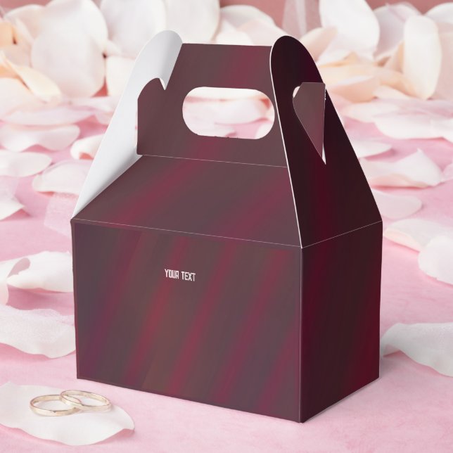 Rotes Thermalwasser Geschenkschachtel (Hochzeit)